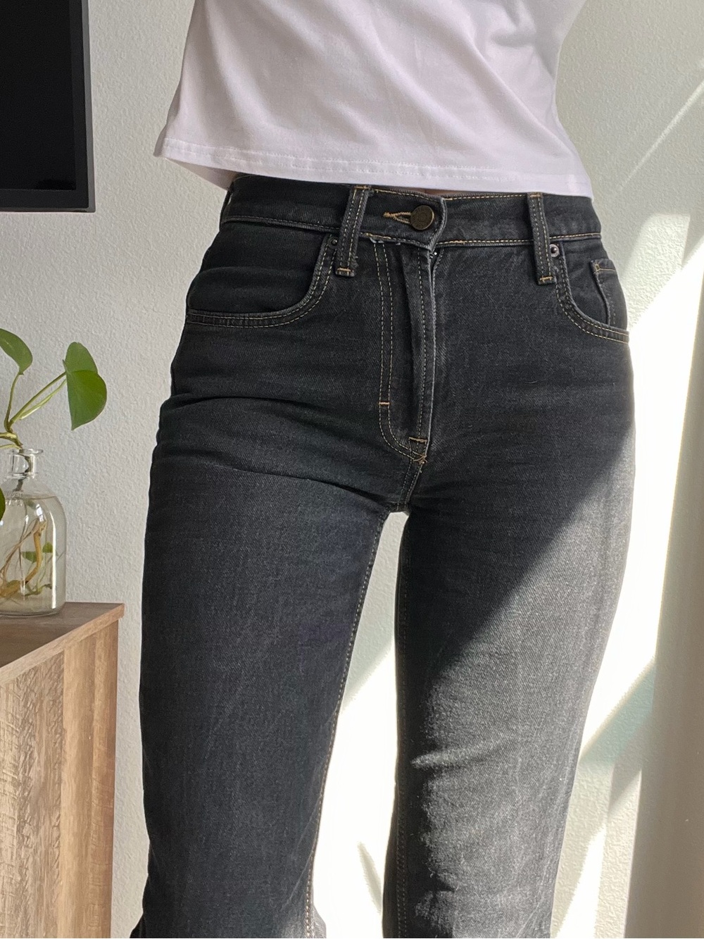 BDG High-Rise Black Slim Jeans